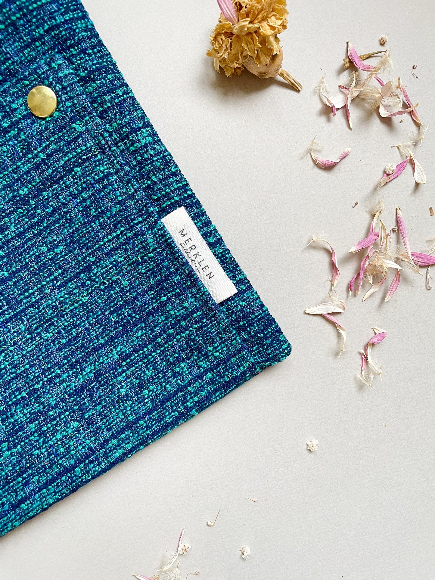 🌱 Pochette Gaël - Upcyclée en Tissus Haute Couture