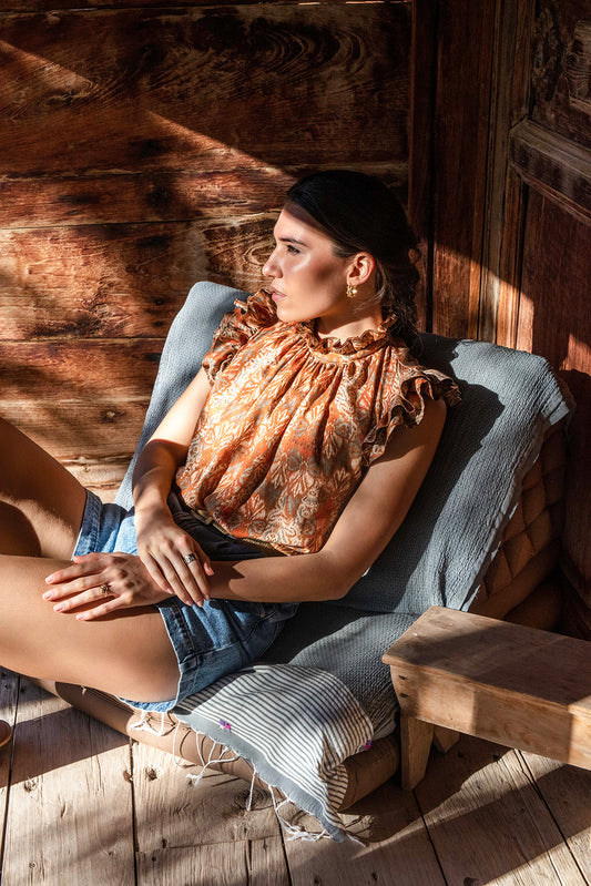 🌿 Blouse Lya en Viscose ECOVERO – biodégrable et responsable