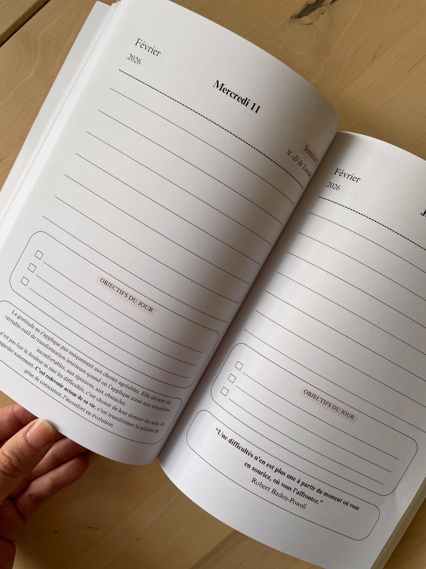 🔥 L'agenda PERSONNALISATION - 365 jours pour briller