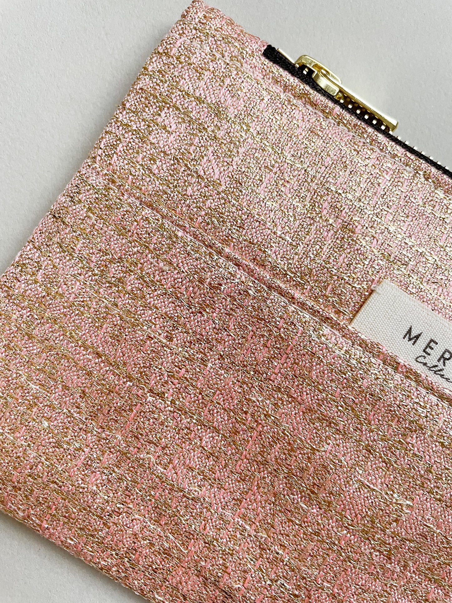 🌱 Pochette Maxime - Upcyclée en Tissus Haute Couture