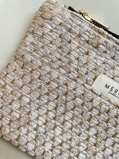 🌱 Pochette Maxime - Upcyclée en Tissus Haute Couture