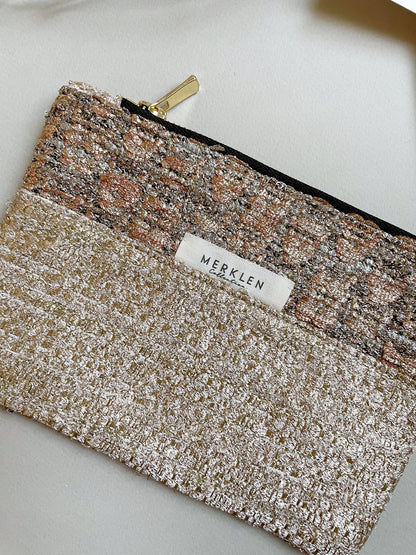 🌱 Pochette Maxime - Upcyclée en Tissus Haute Couture