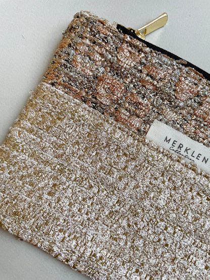 🌱 Pochette Maxime - Upcyclée en Tissus Haute Couture