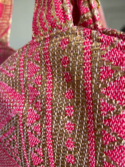 💖 Le petit COEUR en tweed- upcycling Haute couture